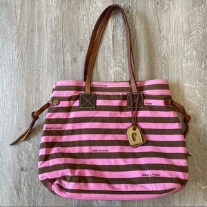 Dooney & Bourke Pink Stripe Handbag